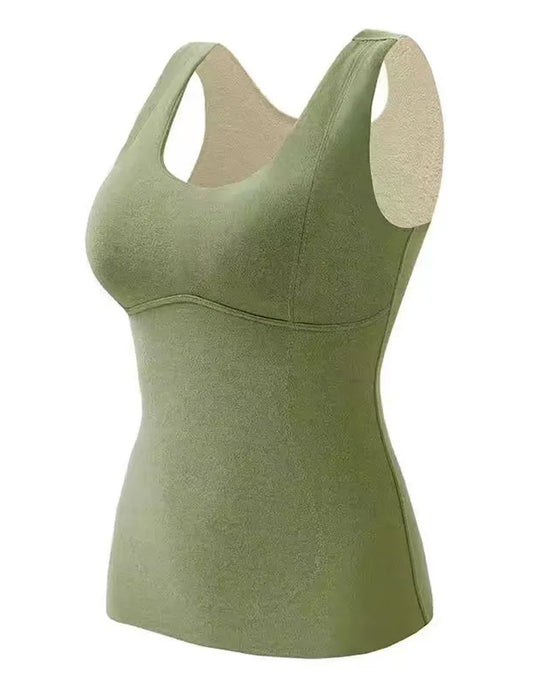 Solid Color Thermal Tank Top