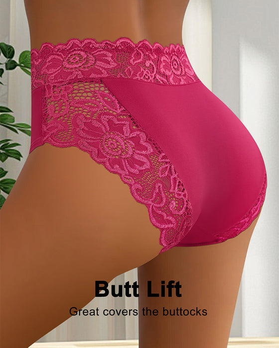 Sexy Lace Mid-Rise Panties-4