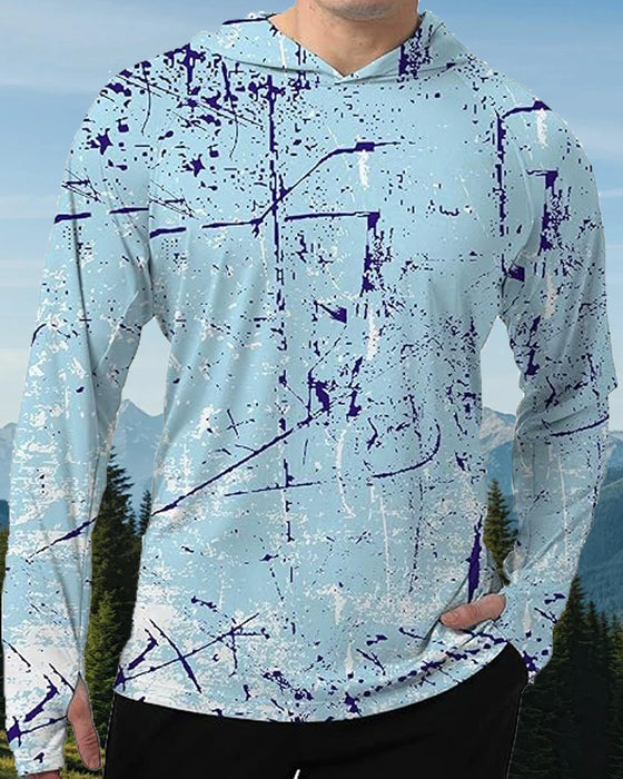 Men's Long Sleeve Printed Top