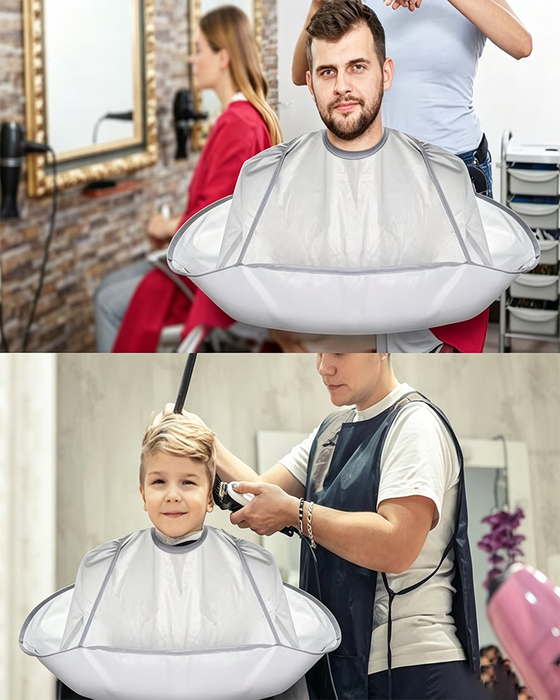 ✂🧹 Hair Cutting Cape with Catcher