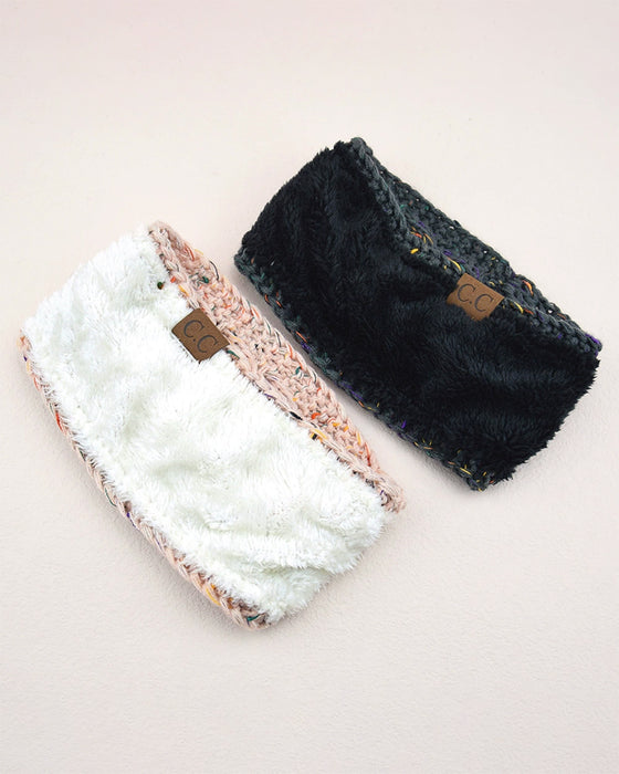 Fleece Knit Headband for Autumn and Winter