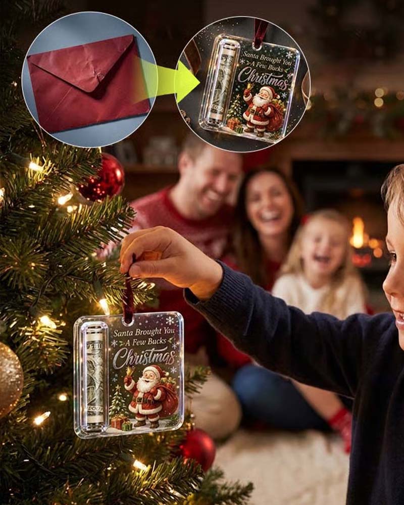 Christmas Cash Gift Ornament