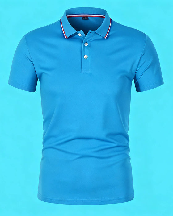 Lapel Breathable Short Sleeve Shirt