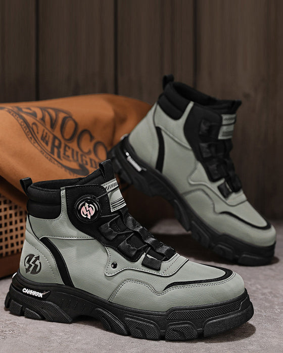 Men's Outdoor Swivel Buckle Work Shoes 🔄👞 – Waterproof 💦, Anti-slip 🚶‍♂️, Comfortable , Breathable 🌬️