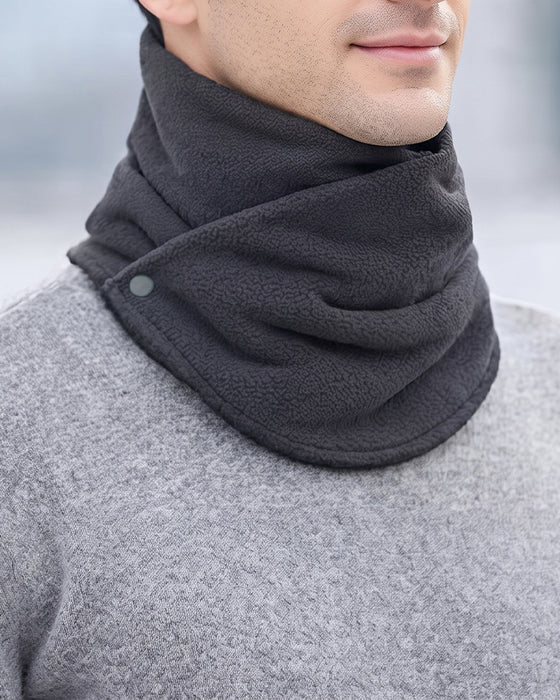 Classic Solid Color Velvet Neck Warmer