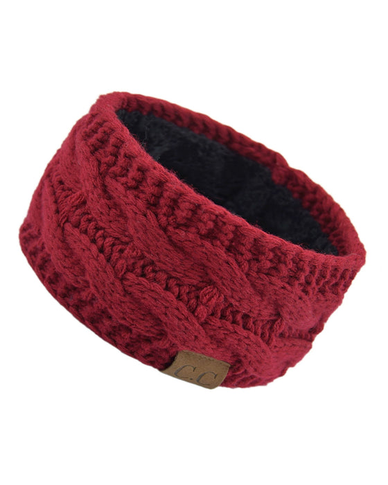 Fleece Knit Headband for Autumn and Winter