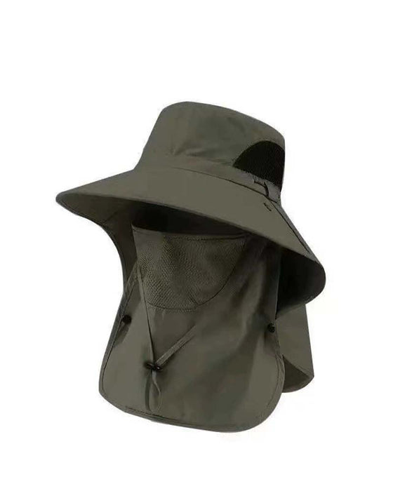 Face Covering Sun Protection Bucket Hat
