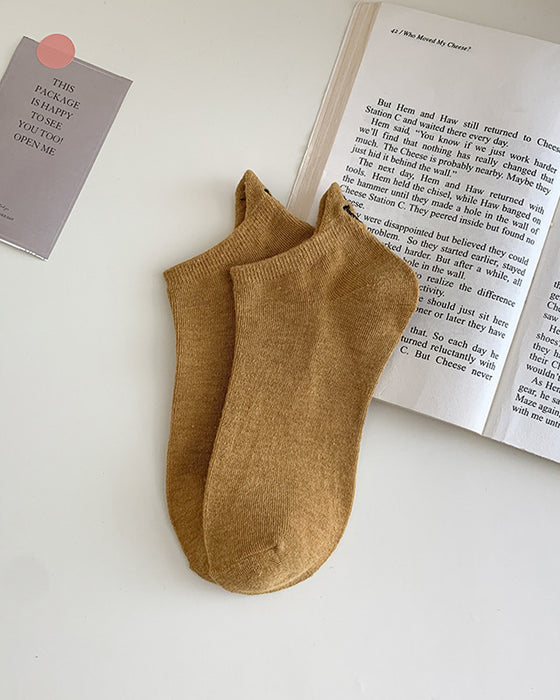 💖 Cute Face Ankle Socks – Bring Joy to Your Every Step