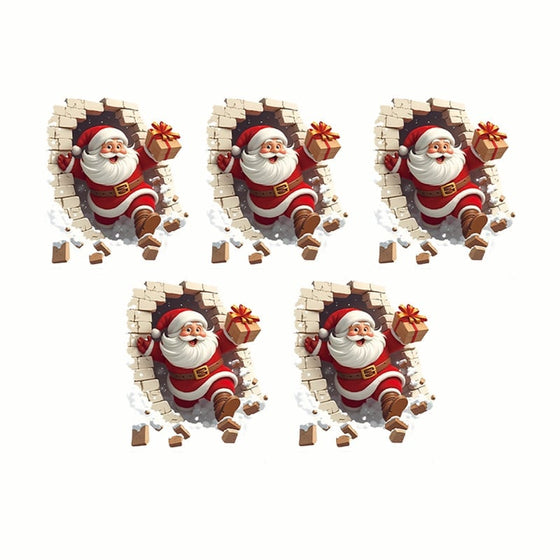 Santa Claus Wall Sticker Set