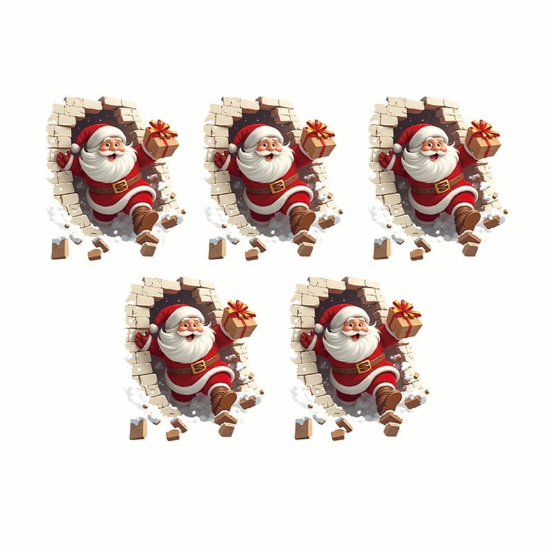 Santa Claus Wall Sticker Set