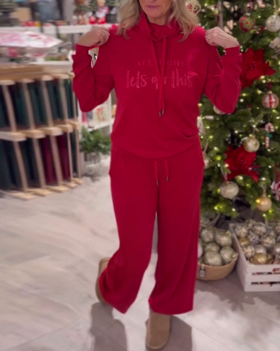 Casual Sportswear Two-Piece Set