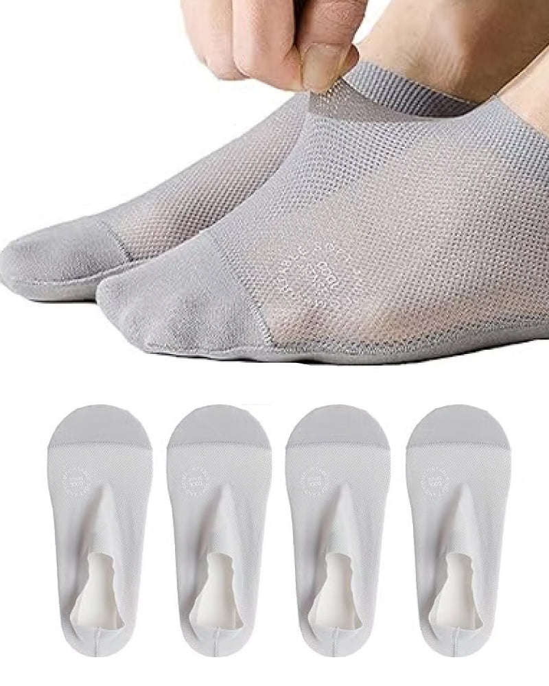 Ultra Thin Liner Socks Non Slip ComBed Cotton No Show Socks