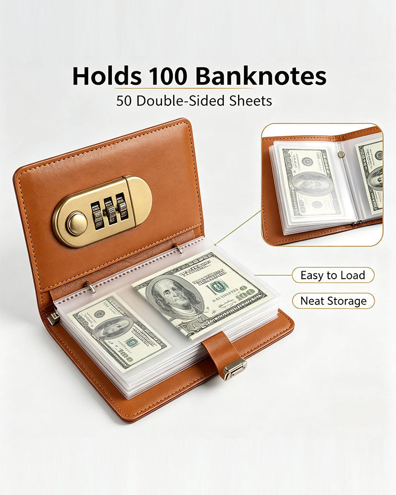 Combination Lock Cash Book