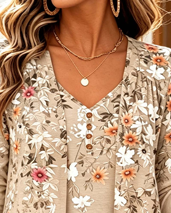 Casual Long Sleeve Blouse