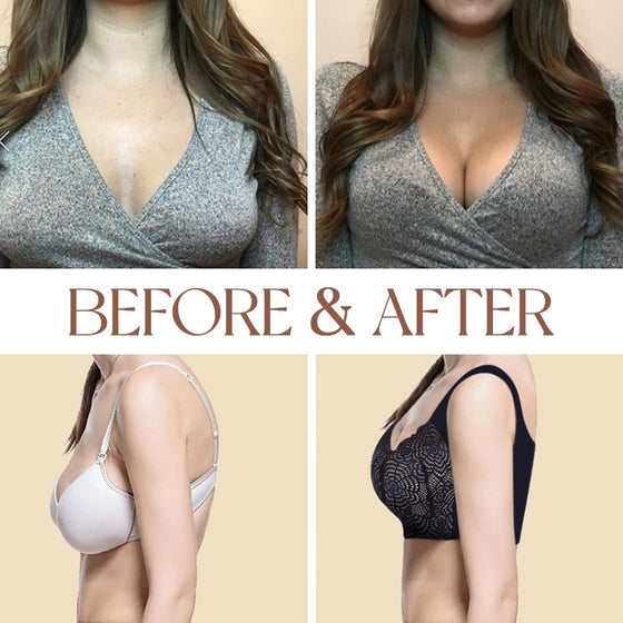 Seamless Push Up Wireless Lace Bra