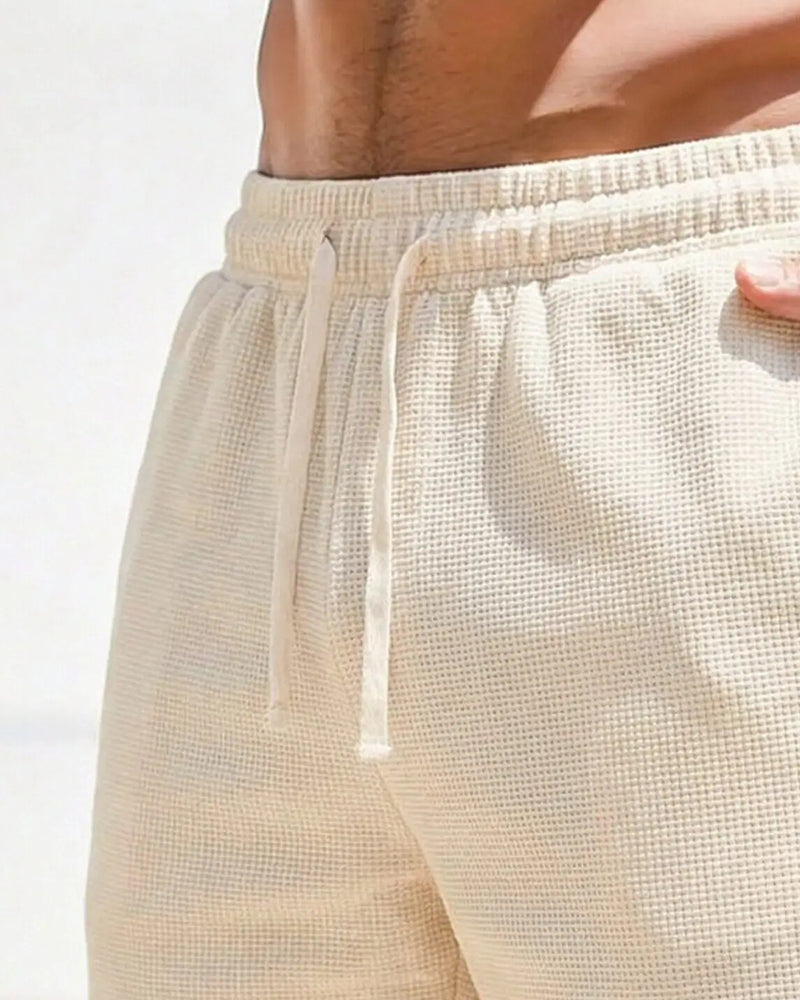 Men’s Waffle Casual Shorts