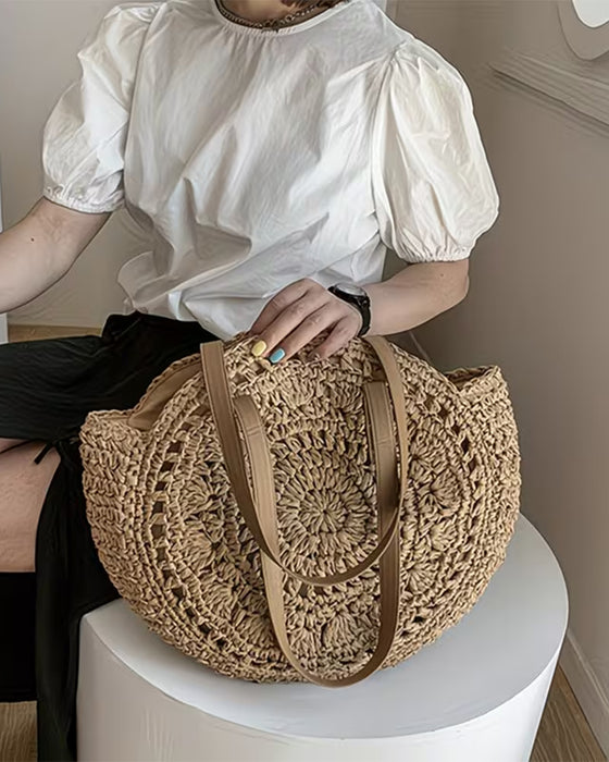 Handwoven Straw Bag