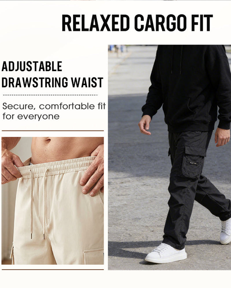 ✨ Men's Cargo Pants – Multi-Pockets, Stretch, Casual ✨