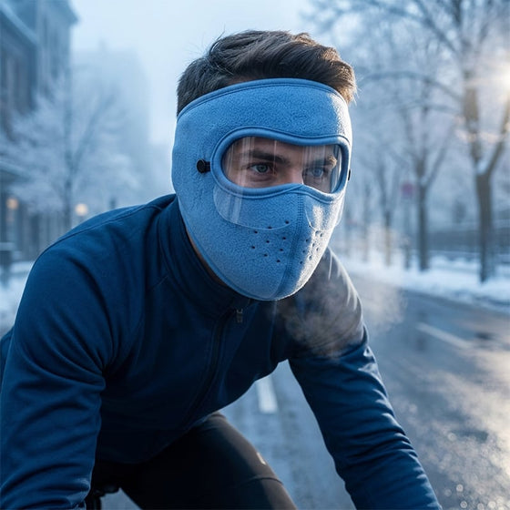 Thermal Ear Protection Winter Face Mask with Protective Eye Shield