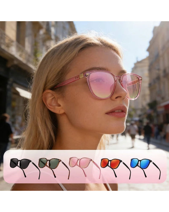 Large-Frame Polarized Sunglasses