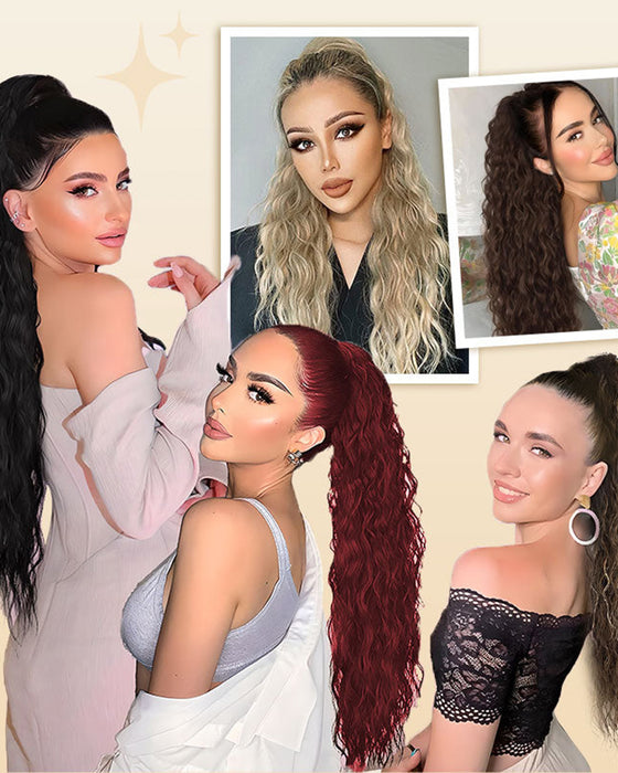 Long Voluminous And Curly Hair Extension