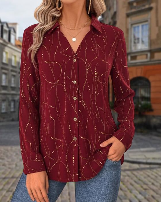 Stitch-Dot Loose Top