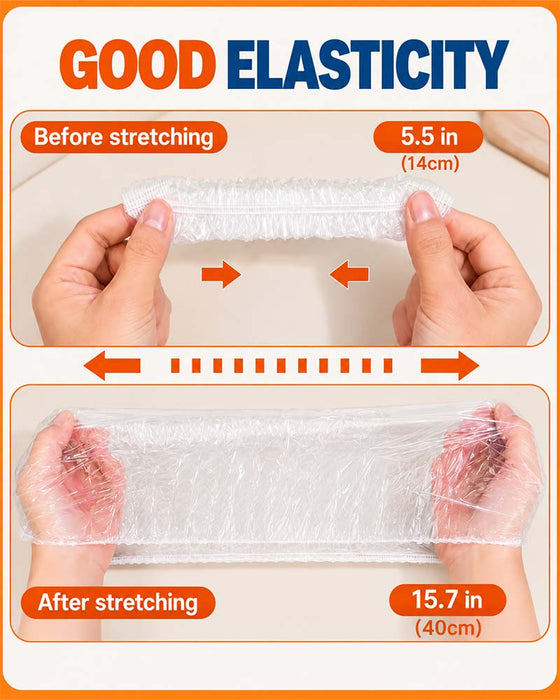 Reusable Elastic Plastic Bowl Covers