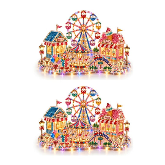 3D LED Christmas Diamond Art DIY Kit