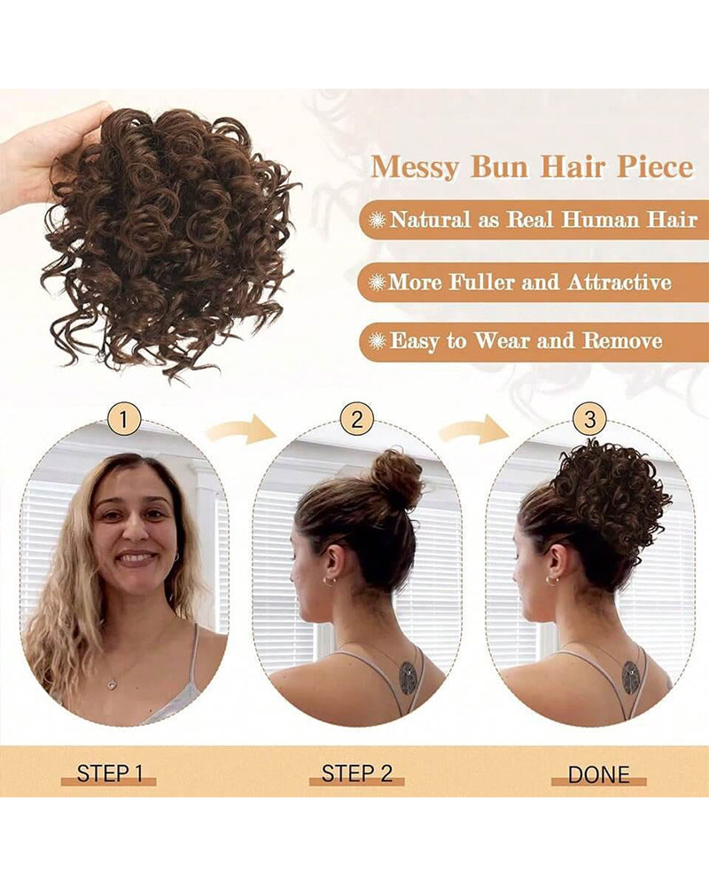 Drawstring Elastic Wave Wig