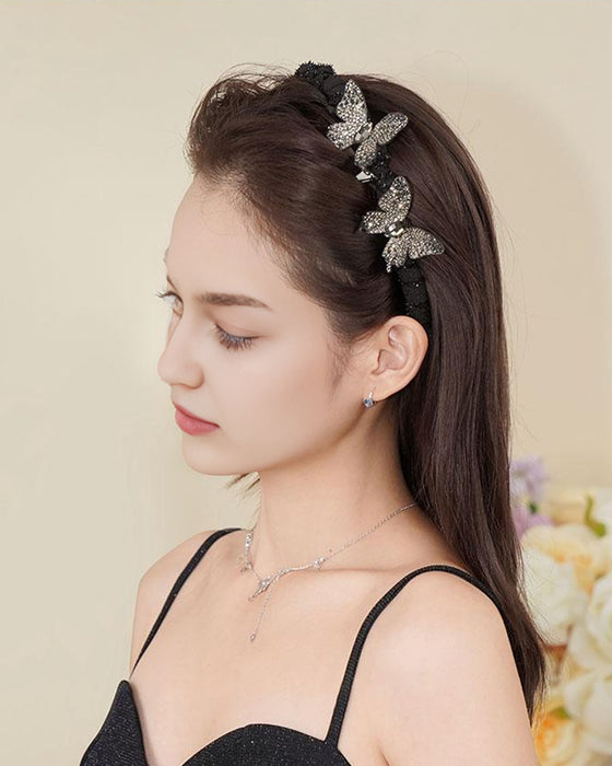 Flash Drill Butterfly Headband