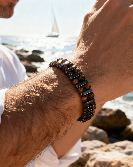 Natural Tiger's Eye Stone Bracelet