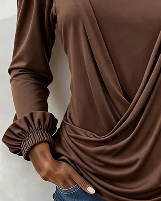 Cami Off-Shoulder Cross Puff-Sleeve Top