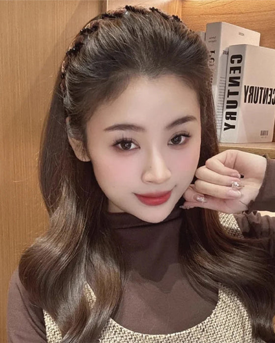 Vintage High Cranium Artificial Pearl Hairband