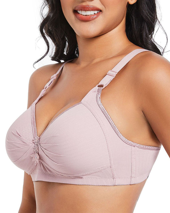Three-Row Hook Bra