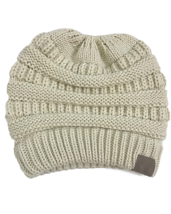 Chic & Cozy Cable Knit Hat for Fall and Winter
