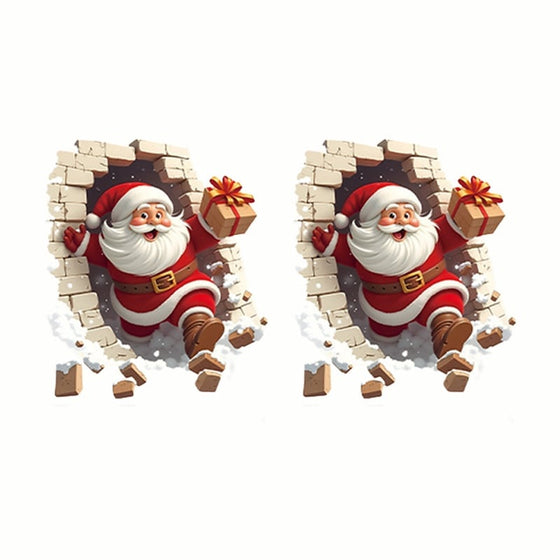Santa Claus Wall Sticker Set
