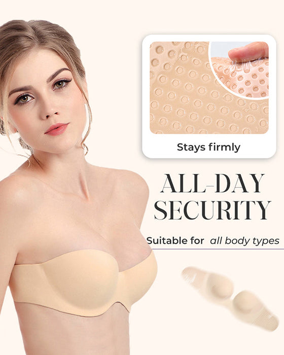 Secure Invisible Lift Stick-On Bra - Seamless, Lightweight & Breathable