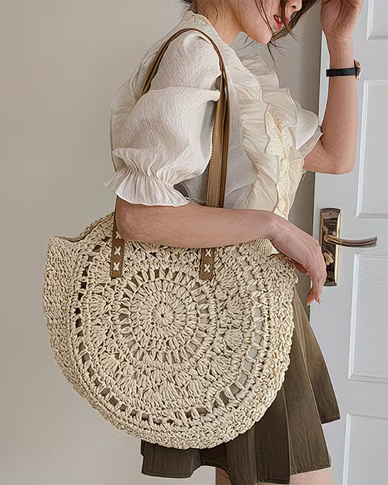 Handwoven Straw Bag