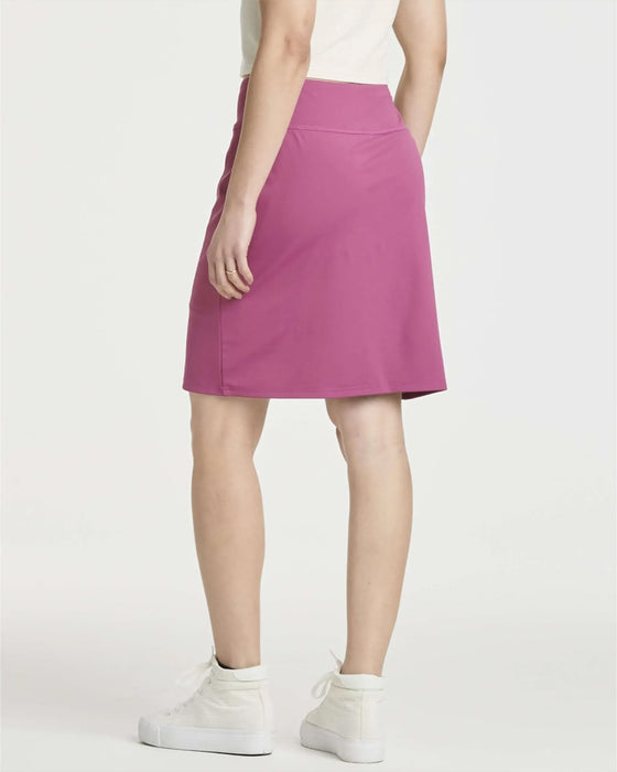 High Waist Solid Color Short Skirt