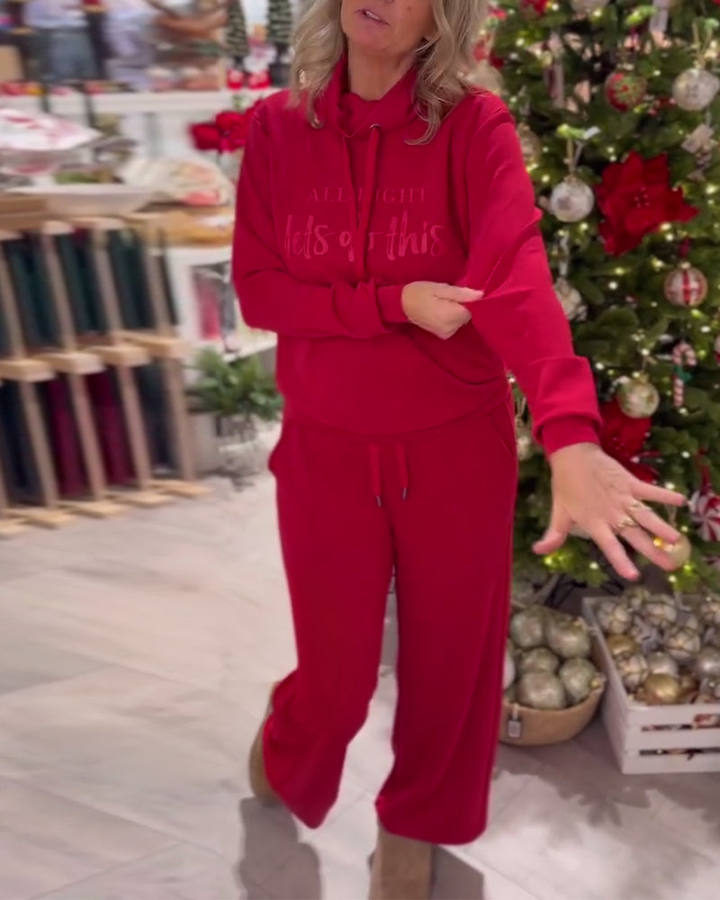 Casual Sportswear Two-Piece Set