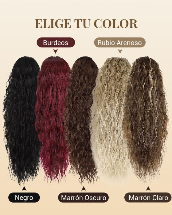 Long Voluminous And Curly Hair Extension