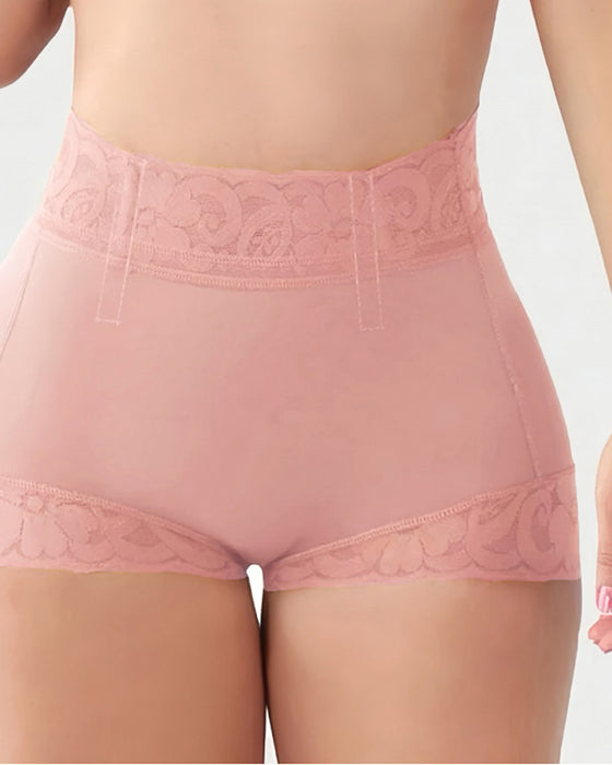 Tummy-controlling butt lift lace short underpants