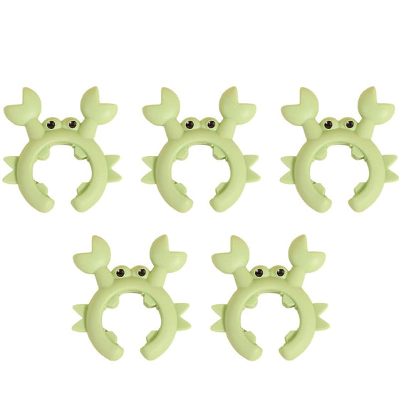Silicone crab spatula placement rack