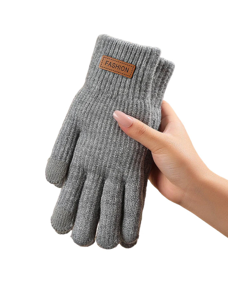 Warm Thermal Knit Touchscreen Gloves