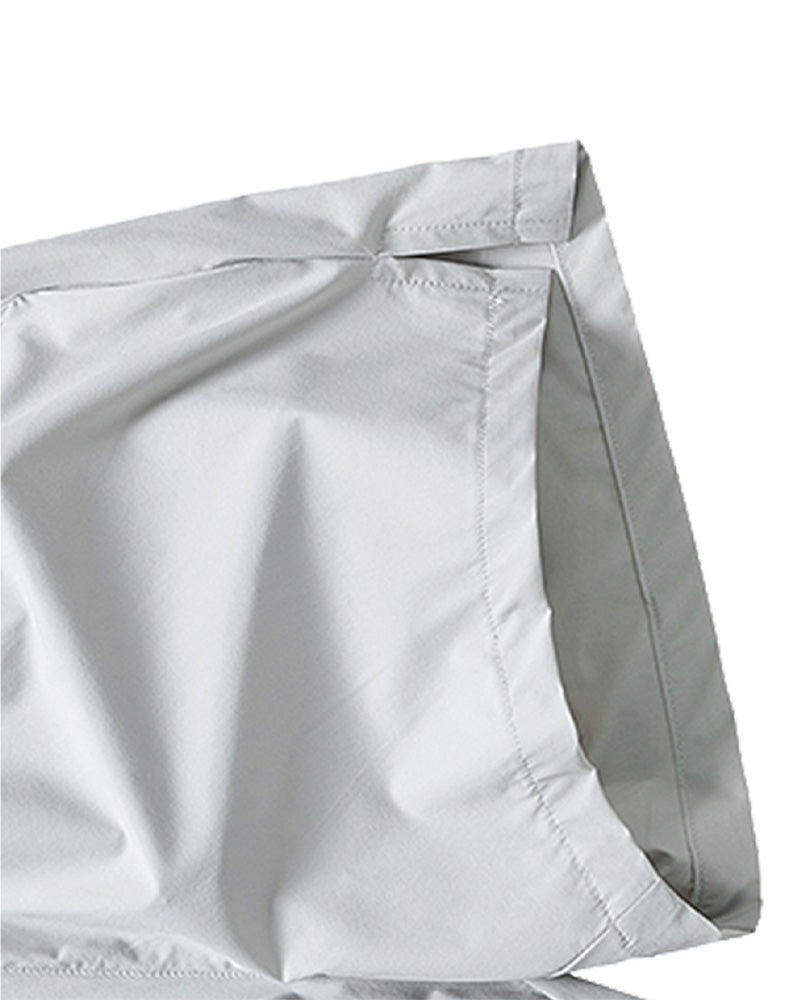 Men Elastic Waist Pocket Quick-Dry Ice Silk Sports Shorts