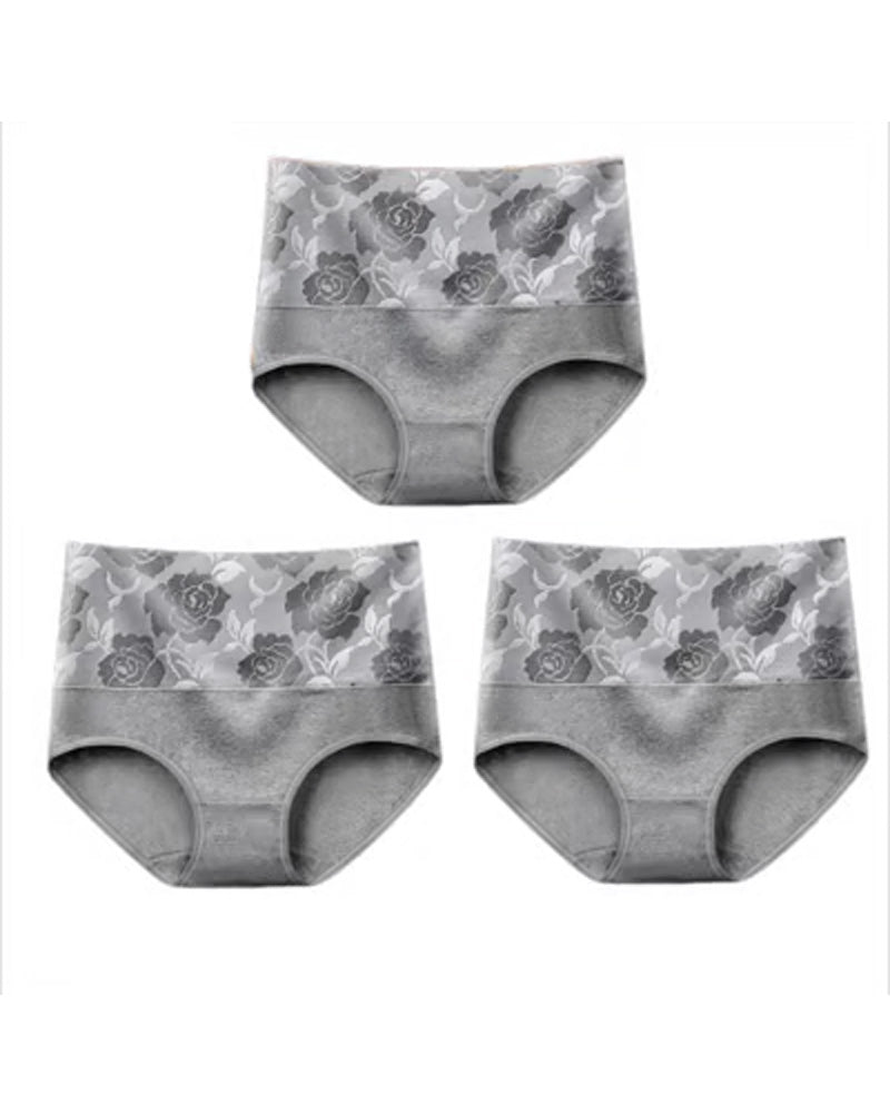 🔥 Women'S High-Waist Tummy Control Panty In Plus Size, Made Of Pure Cotton