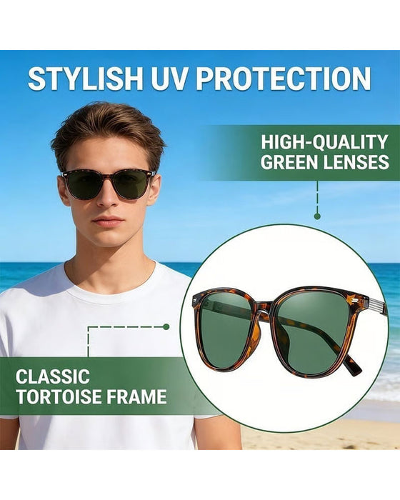 Large-Frame Polarized Sunglasses