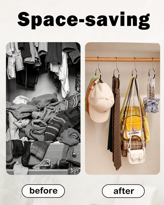 Organizer Durable Stainless Steel Hangers With Reinforced Edges For Long Term Use