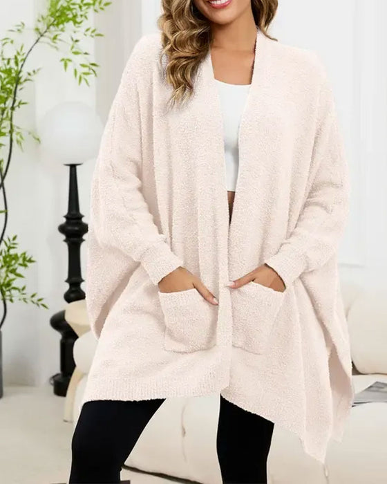 Pocket Casual Long Sleeve Cardigan