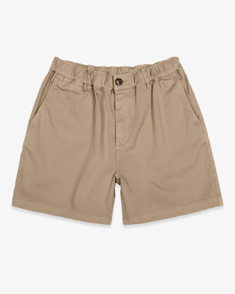 Men's Elastic Waist Casual Straight Leg Short